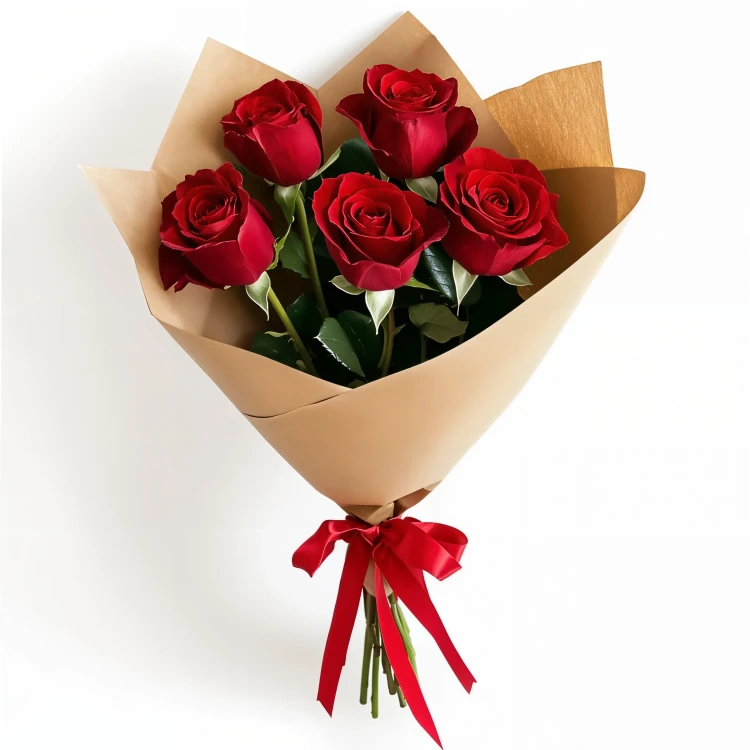 Букет красных роз Рэди